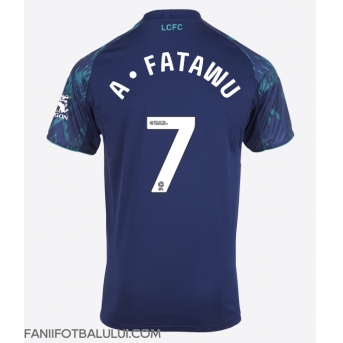 Leicester City Issahaku Fatawu #7 Tricou Fotbal Replică 2025-26 Barbati Deplasare